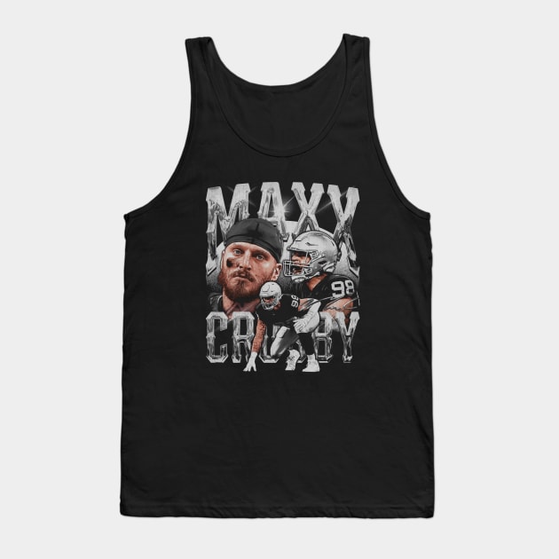 Maxx Crosby Las Vegas Vintage Tank Top by ClarityMacaws